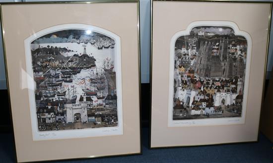 Graham Clarke (1941-) History of England Series 19 x 15in.